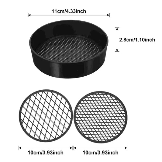 Soil Sieves Mesh Multipurpose Durable Accessories Lightweight Gardening Tools Gardening Sifter Sifting Pans Sifting Classifiers - Optik Gold Inc