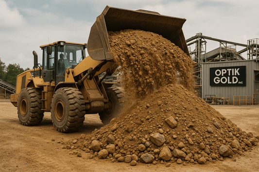 1–5 Ton Optik Gold Paydirt — The Ultimate Gold Mining Experience - Optik Gold Inc
