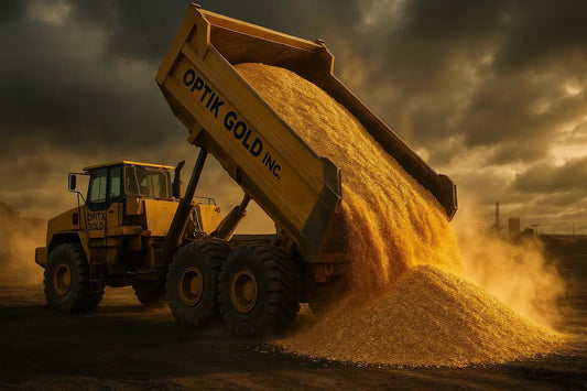 6–10 Ton Optik Gold Paydirt — Industrial - Grade Gold Paydirt for Serious Prospectors - Optik Gold Inc