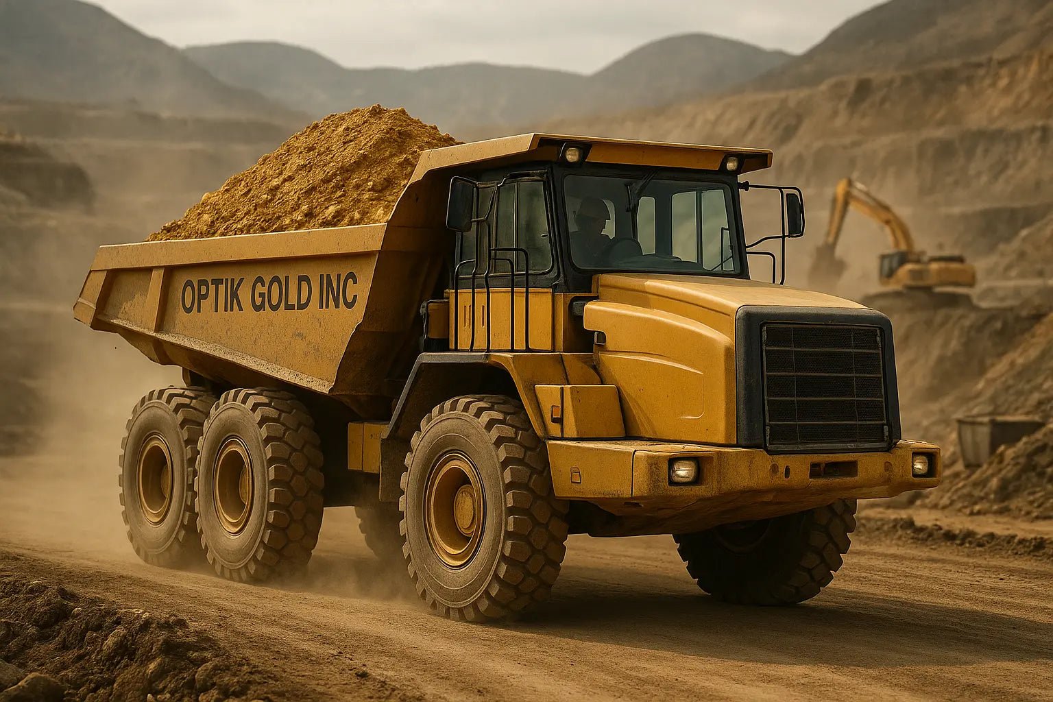 Bulk Buyers Gold Paydirt - 25 ton of Optik Gold Inc. - Optik Gold Inc