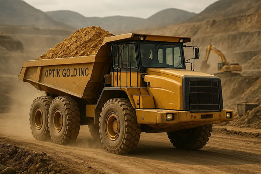 Bulk Buyers Gold Paydirt - 25 ton of Optik Gold Inc. - Optik Gold Inc