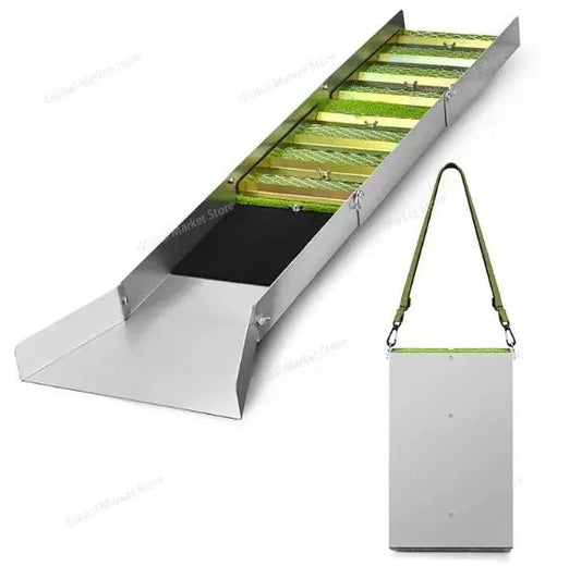 Folding Gold Sluice Box Aluminum Alloy Portable Gold Mining Chute Panning Prospecting Recovery Tool - Optik Gold Inc
