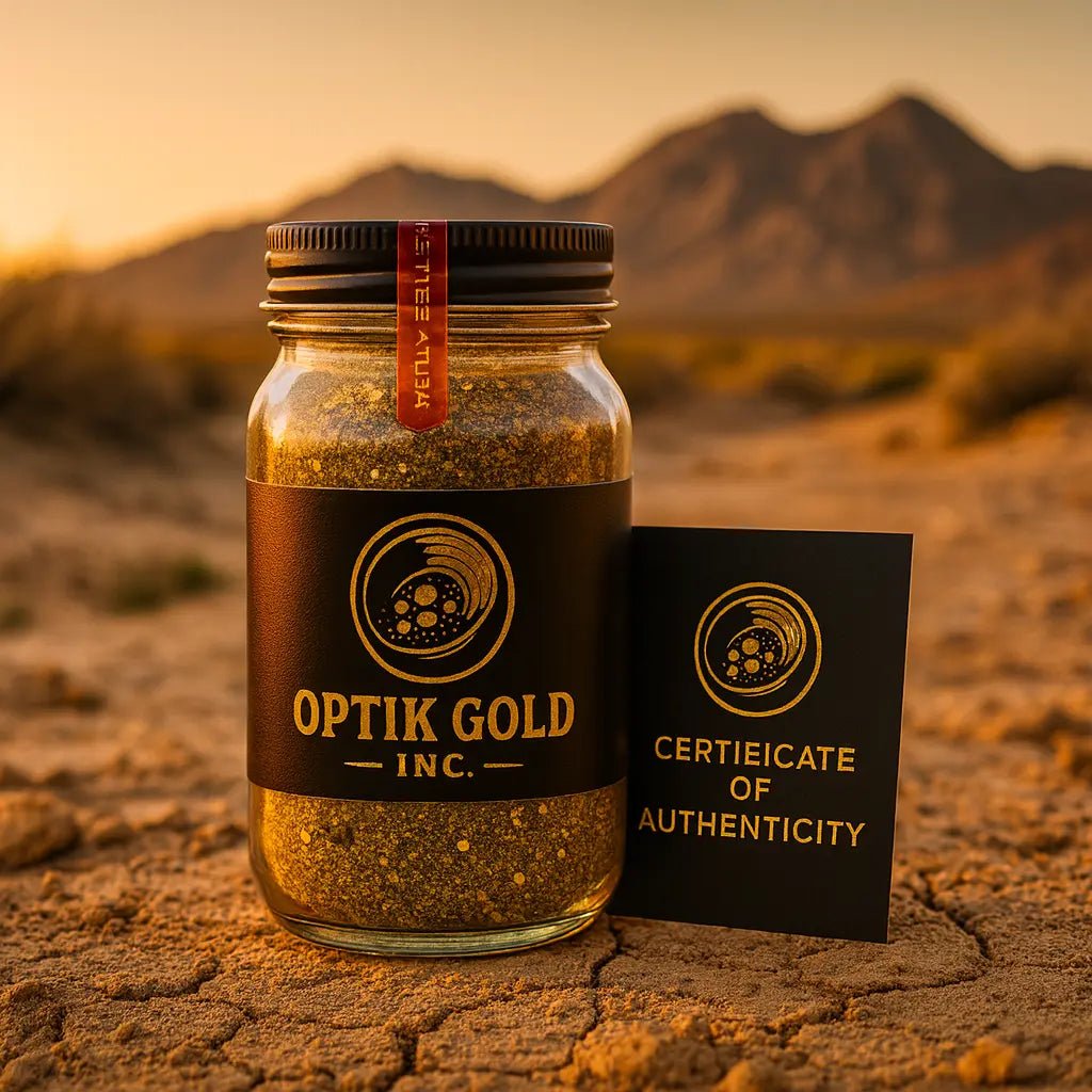 Optik Gold Inc. - 1 lb Premium Arizona Gold Paydirt (8 g Gold) - Optik Gold Inc