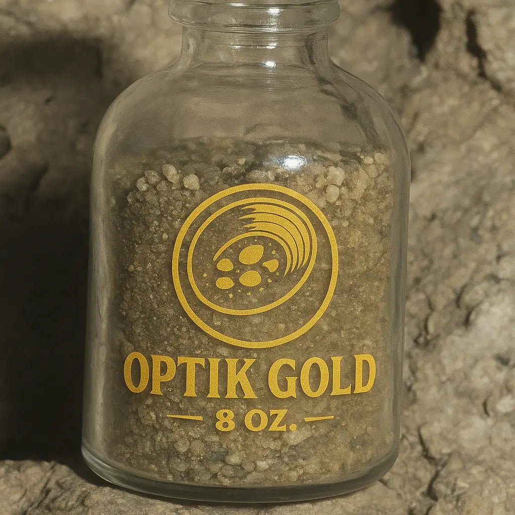 Optik Gold Inc - 8 oz. Collector’s Arizona Gold Paydirt 4g Gold - Optik Gold Inc