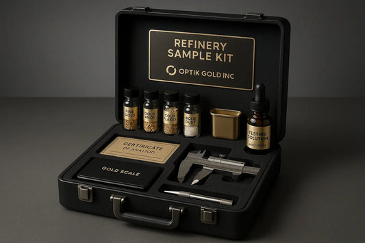 Optik Gold Refinery Kit — Certified Paydirt Assay Pack - Optik Gold Inc
