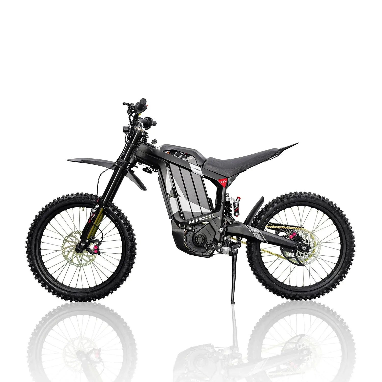 Rerode R1 72V 8000w Middrive Electric Dirt Bike 35AH LG Battery Powerful Off Road EBike Talaria LBX Electric Motorcycle - Optik Gold Inc